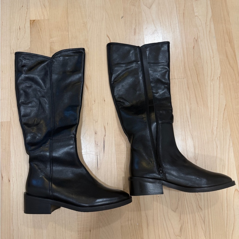 Anthropologie Black Leather Boots - Picture 10 of 10